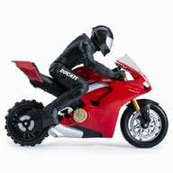 Spin master - Motocicleta RC Ducati Upriser , Pe o roata in viteza, Multicolor