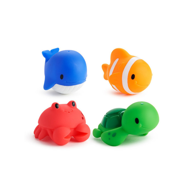 Munchkin set jucarii de baie, 4 buc., ocean, 10l+