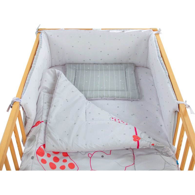 Mykids - Aparatoare Laterala My Zoo Rosu 120x60