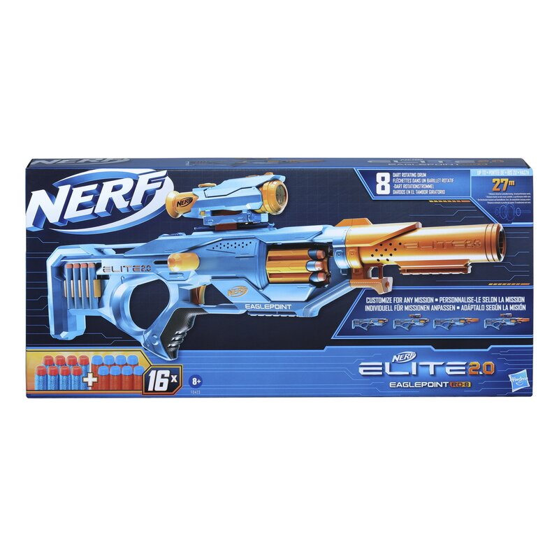 Hasbro - NERF BLASTER ELITE 2.0 EAGLEPOINT RD 8