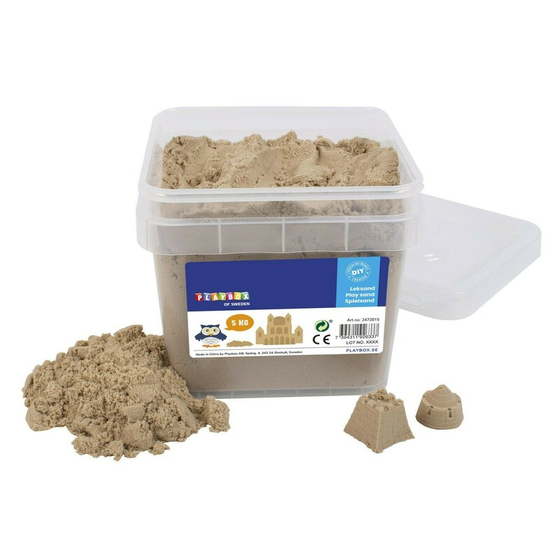 Playbox - nisip kinetic natur play sand 5 kg