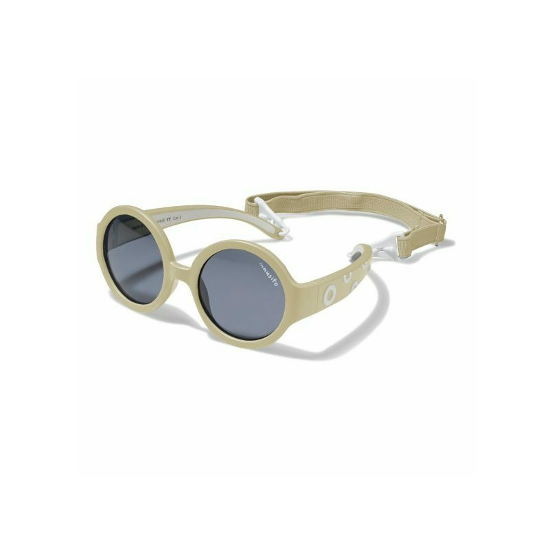 Ochelari de soare hippi, beige, 1 - 2 ani, mausito