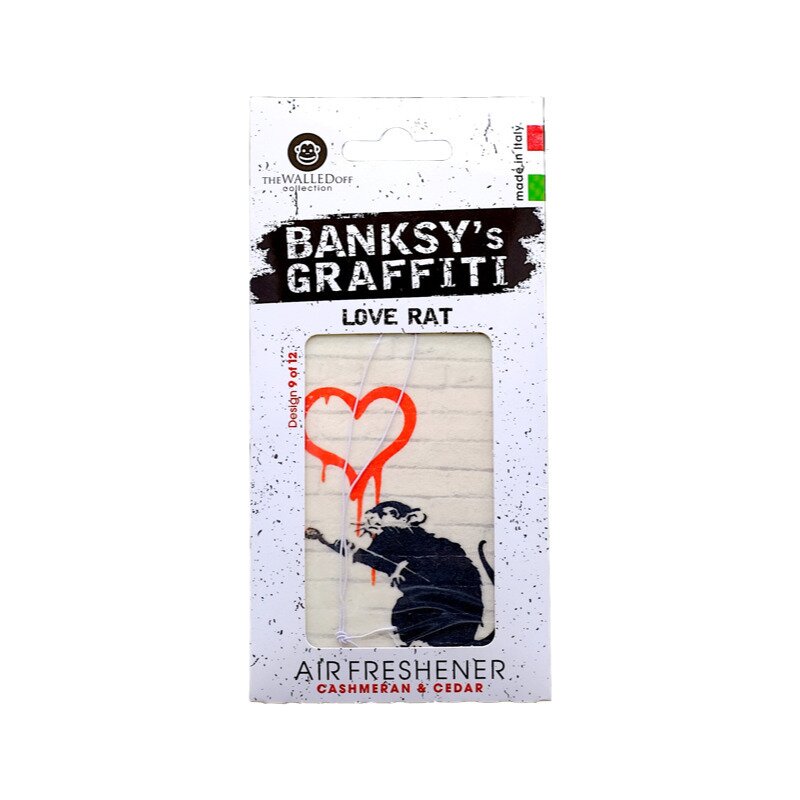 Banksy – Odorizant auto Love Rat UB27009 accesorii imagine 2022 protejamcopilaria.ro