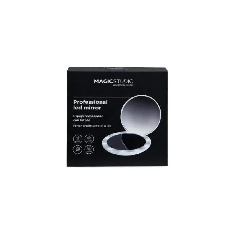 Magic studio - oglinda cosmetica cu iluminare ms70010, 12 cm diametru