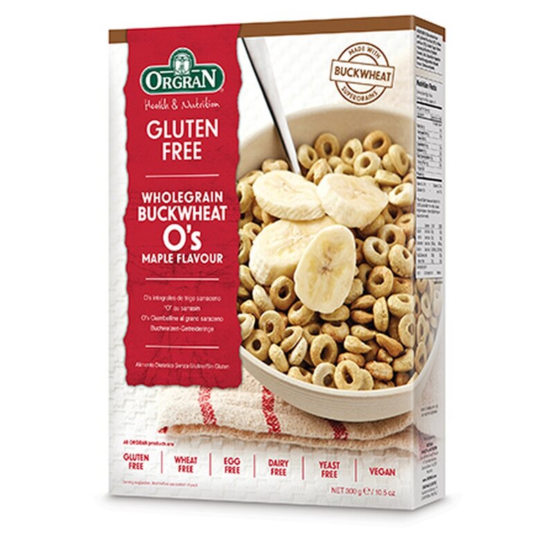 Orgran - cereale integale din hrisca cu aroma de artar x 300g