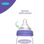 Pachet biberoane, Lansinoh, 3 buc, Cu tetine cu flux mediu, Din silicon, Fara BPA, 240 ml, 3 luni+, Violet - 4