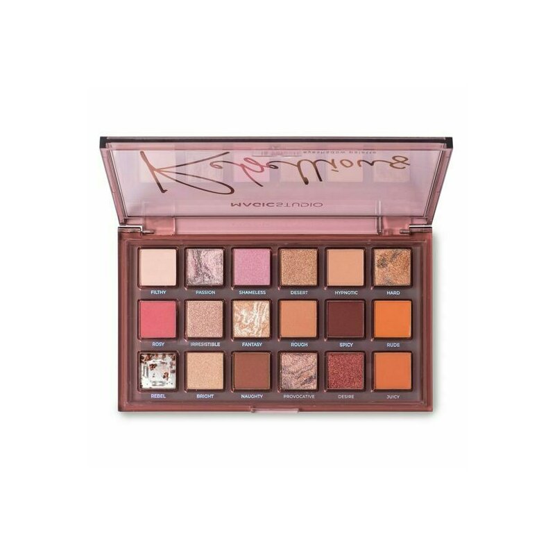Paleta fard de pleoape rebellious, 18 culori, magic studio