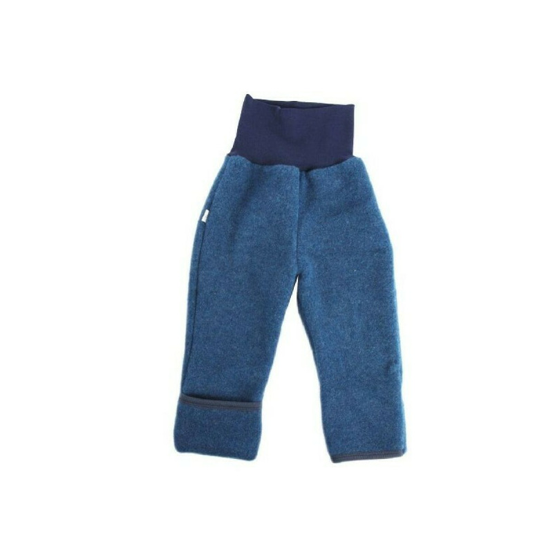 Pantaloni din lana merinos organica - wool fleece - Iobio - Jeans 74/80