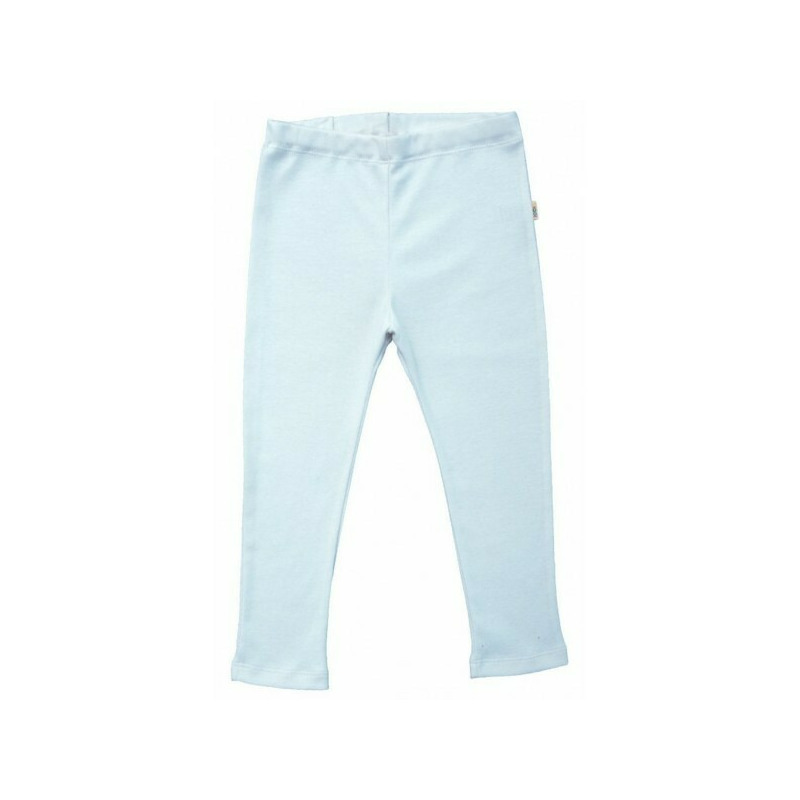 Pantaloni fini din lana merinos si matase - iobio - albastru senin