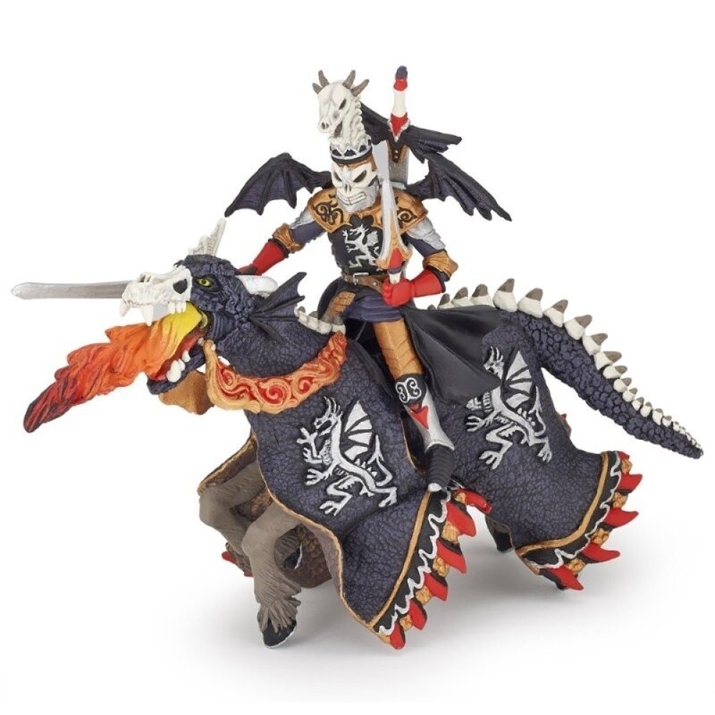 Papo - Cavalerul dragon razboinic si calul sau - Set figurine