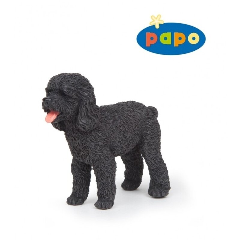 Papo - Figurina Catel Poodle negru