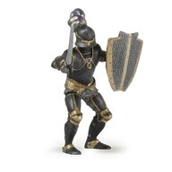 Figurina Papo Cavaler in armura (negru)
