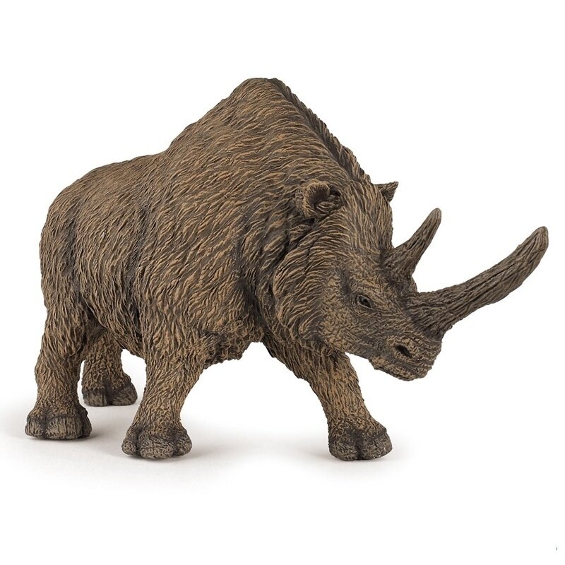 Papo - Figurina Rinocer cu par
