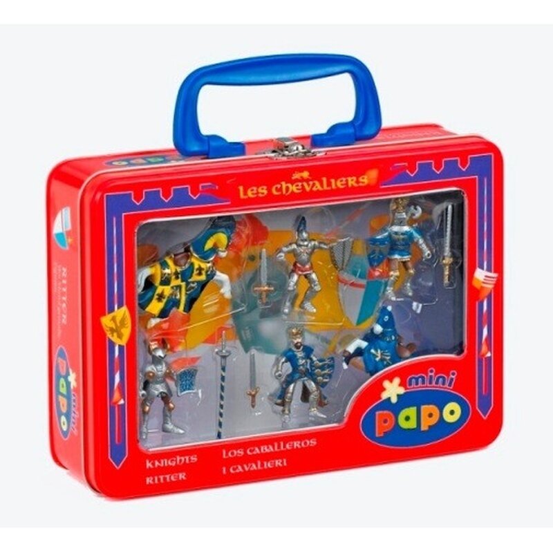 Papo - Set figurine Mini regi & cai albastri
