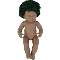 Miniland - Papusa Afroamerican Fata 38 cm - 
