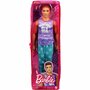 Mattel - Papusa Barbie Fashonista,  Cu maieu Malibu, Violet - 1