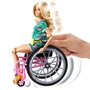 Papusa Barbie by Mattel Fashionistas papusa GRB93 in scaun cu rotile si rampa - 5