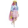 Mattel - Papusa Barbie Beanie , Extra style, Multicolor - 5