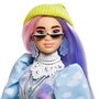 Mattel - Papusa Barbie Beanie , Extra style, Multicolor - 7