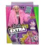 Mattel - Papusa Barbie Fluffy Pinky , Extra style, Multicolor - 1