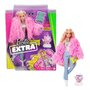 Mattel - Papusa Barbie Fluffy Pinky , Extra style, Multicolor - 7