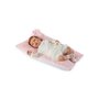 Guca - Papusa bebe realist Reborn Alma cu perna roz  46 cm - 1