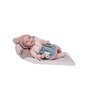 Guca - Papusa bebe realist Reborn Leire  rochita de in si lana  cu saculet de dormit  46 cm - 1