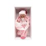 Papusa bebe realist Toqui-fetita cu paturica, corp anatomic corect, alb-roz, corp realist anatomic, Antonio Juan - 6