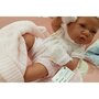 Papusa bebe realist Toqui-fetita cu paturica, corp anatomic corect, alb-roz, corp realist anatomic, Antonio Juan - 7