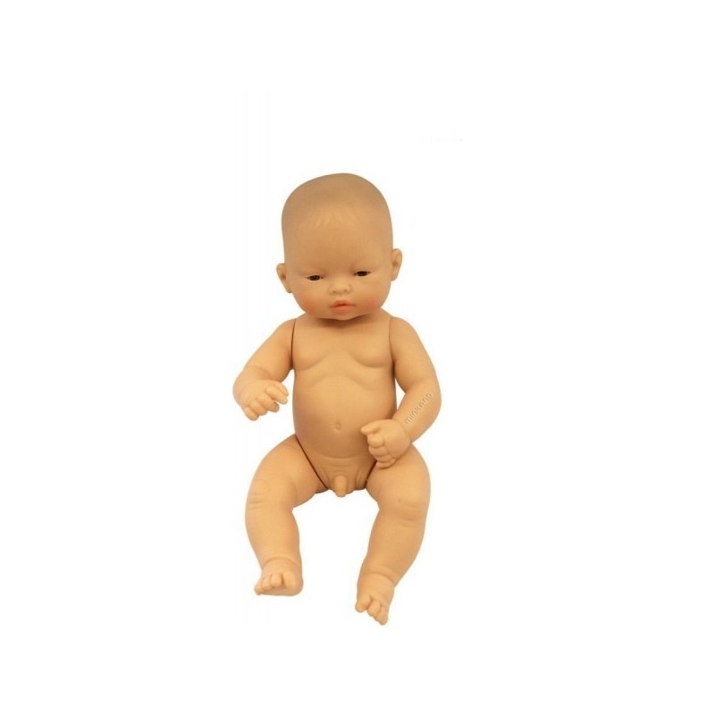 Miniland - papusa bebelus asiatic baiat 32 cm