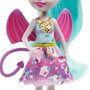 Papusa Enchantimals by Mattel Deanna Dragon Family cu 3 figurine si accesorii - 3