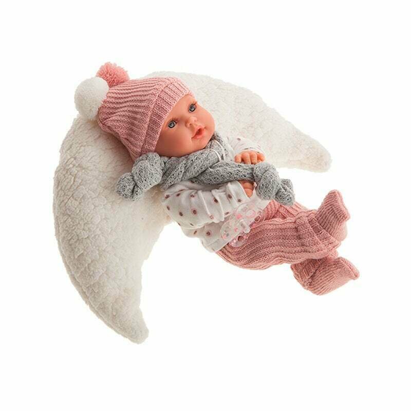 Antonio juan - papusa fetita cu mecanism de plans kiko luna, 27 cm,