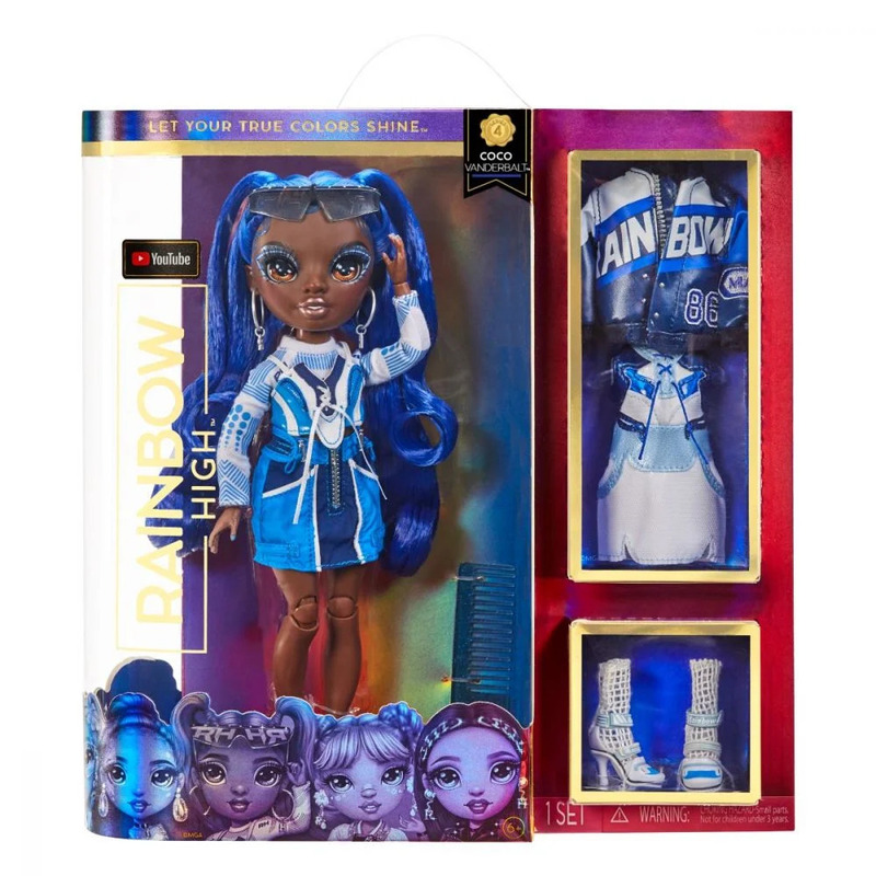 Papusa rainbow high fashion doll, s4, coco vanderbalt