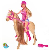 Simba - Papusa  Steffi Love, Lovely Horse 29 cm cu cal si accesorii