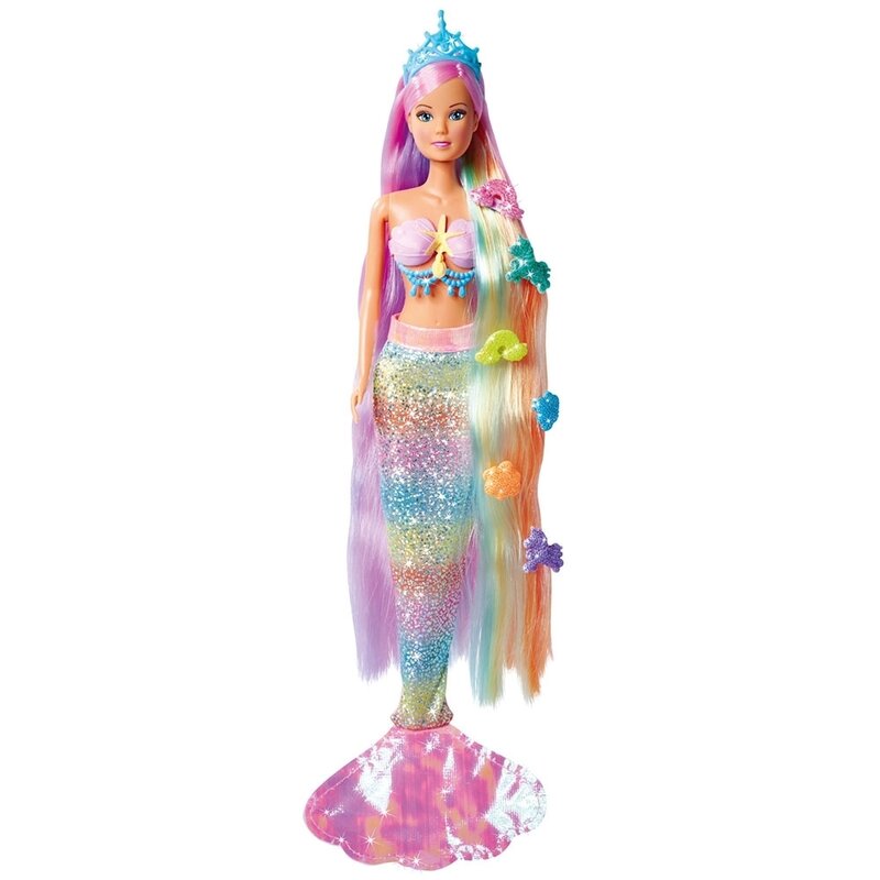 Simba - Papusa Steffi Love Rainbow Mermaid 29 cm cu accesorii