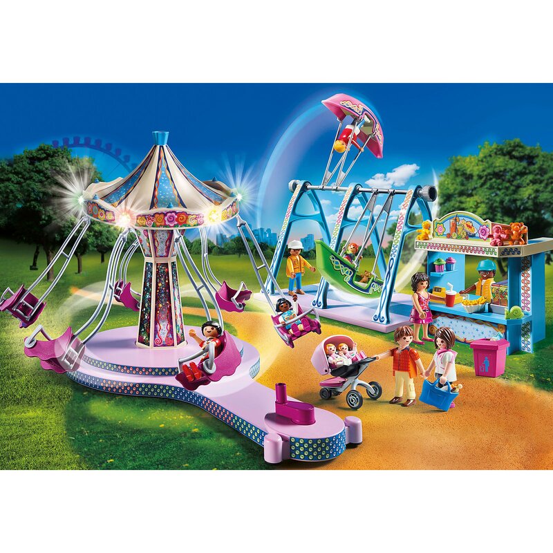 Playmobil Set De Constructie Parc De Distractii Family Fun