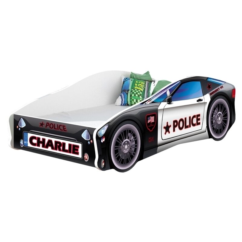 Pat Tineret MyKids Race Car 03 Police-160x80