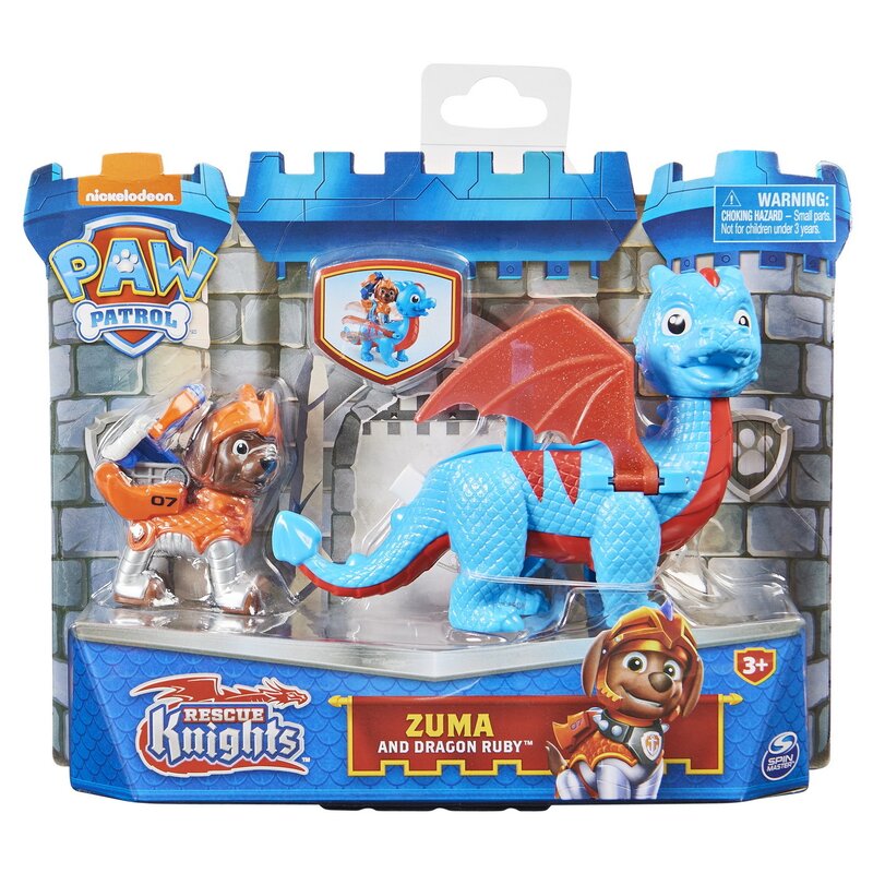 Spin master - PATRULA CATELUSILOR MINIFIGURINE ZUMA SI DRAGON RUBY