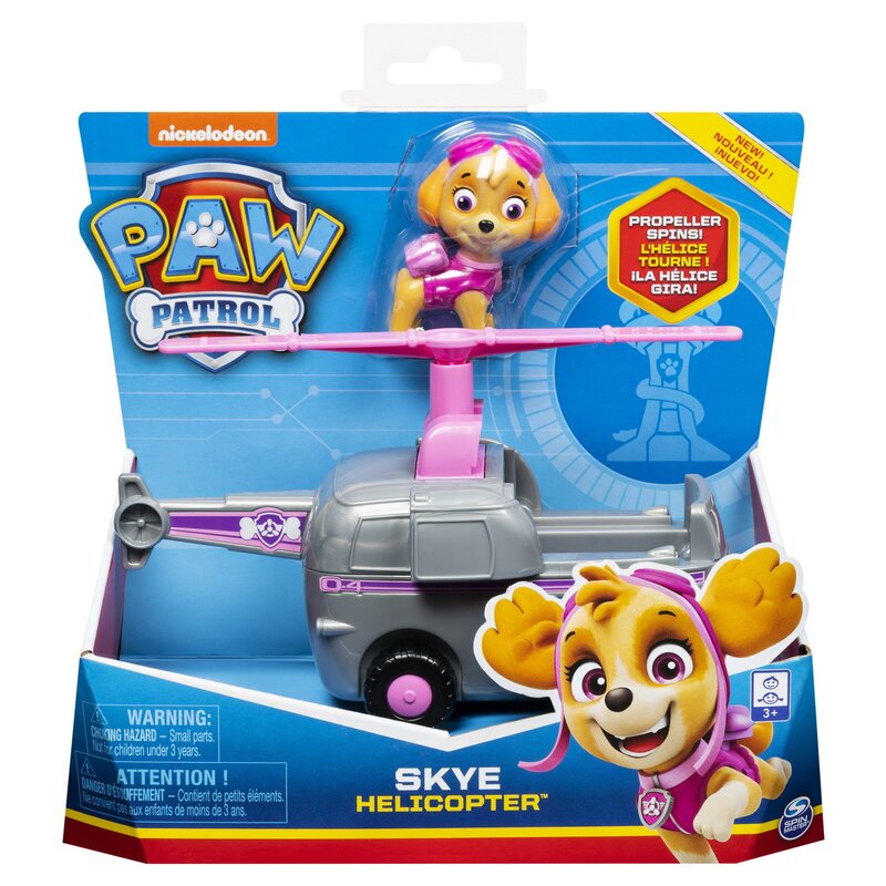 Spin master - masinuta , paw patrol , cu figurina skye