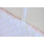 Paturica fermecata - Set complet aparatori groase clasic minky alb roz 360 cm - 3