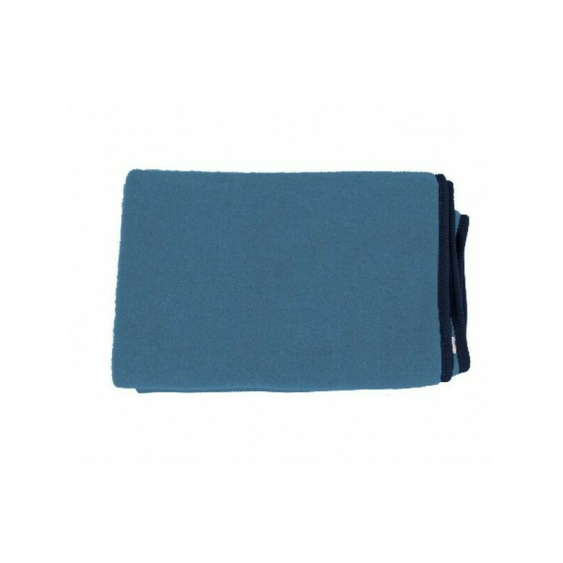 Paturica jeans din lana merinos organica - wool fleece - 90x70 cm - iobio