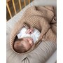 Babyly - Paturica pentru copii, bumbac waffle si in, Crem by , 100x120cm - 6