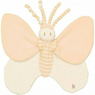 Paturica prematur/Jucarie textila din bumbac organic - Keptin Jr - Bondifly Peach