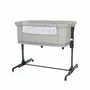 Lorelli - Patut co-sleeper Milano 2 in 1 din Aluminiu, 87x50 cm, Gri - 2