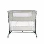 Lorelli - Patut co-sleeper Milano 2 in 1 din Aluminiu, 87x50 cm, Gri - 4