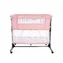 Lorelli - Patut co-sleeper Milano 2 in 1 din Aluminiu, 87x50 cm, Roz - 4