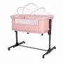 Lorelli - Patut co-sleeper Milano 2 in 1 din Aluminiu, 87x50 cm, Roz - 5