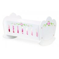 Ecotoys - Patut balansoar din lemn pentru papusi  PH12B018