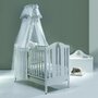 Baby Italia - Patut cu laterala culisanta + sertar Theo , Lemn masiv, 127x63 cm, Alb - 3