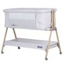 Chipolino - Patut Co-Sleeper  Sweet Dreams grey stars wood - 1